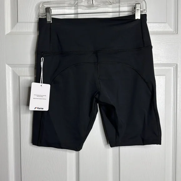 FORME Women's Black Athletic Shorts NWT